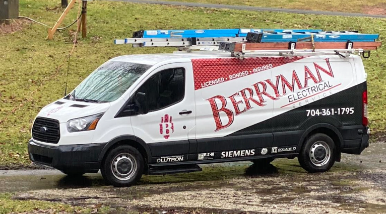 Berryman Electrical Service minibus